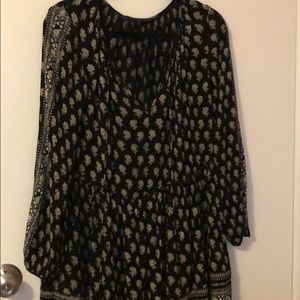 Zara. ♥️ Bohemian Mini Long Sleeve Dress
